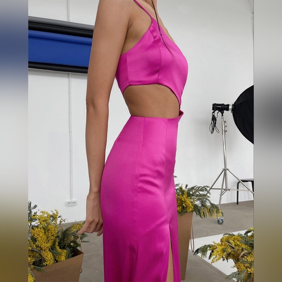 SUMMER DESIGN DRESS DRESS ASYMMETRIC NICHE TASSEL MOP DRESS FRENCH WOMEN - Picture 4 of 6